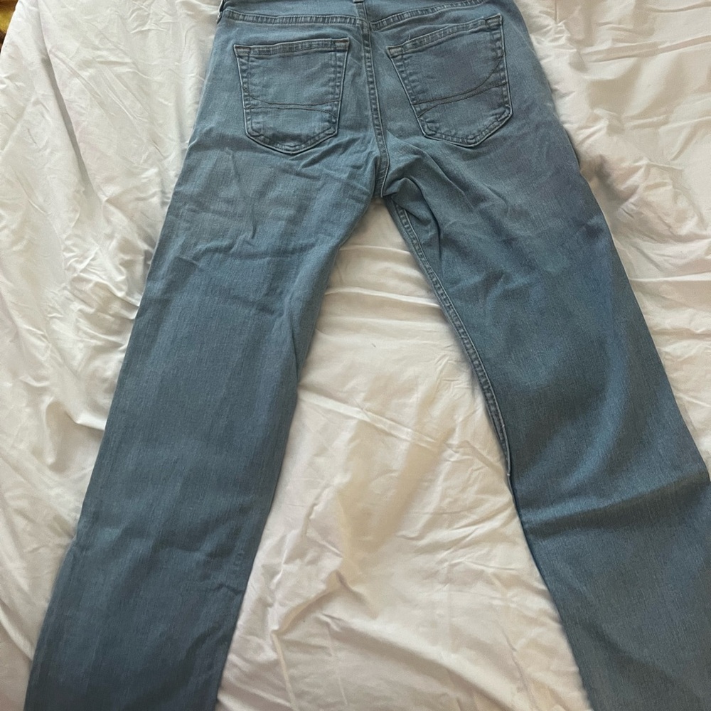 Slim pair of light blue jeans that will be great for summer!